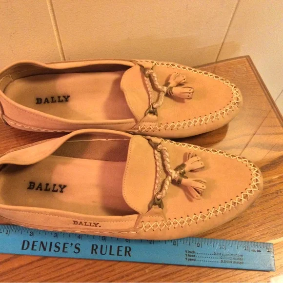 Bally Tan Leather Loafers - Picture 1 of 5
